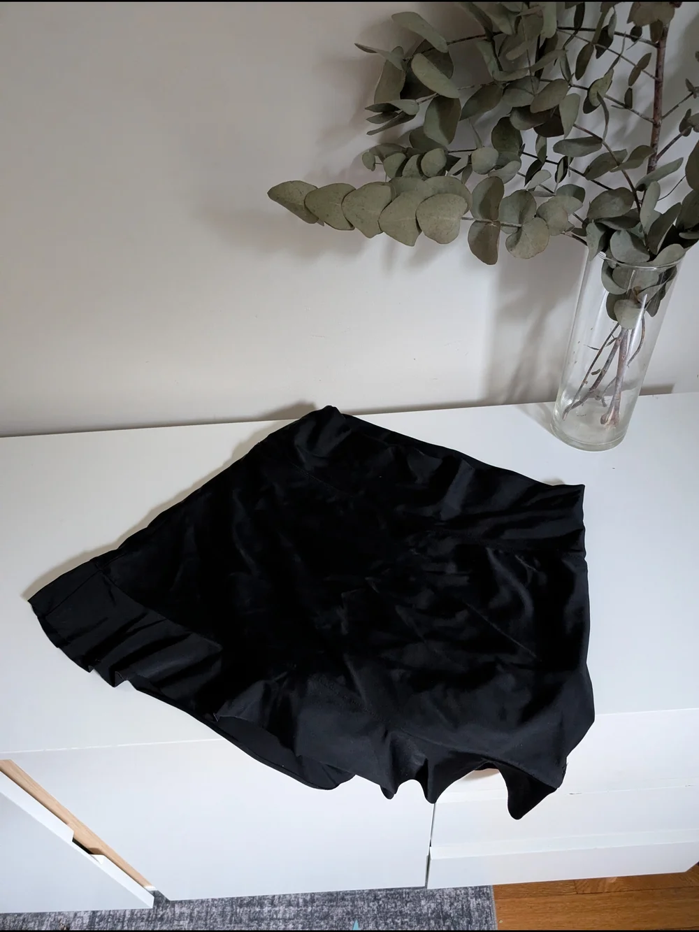 Albion Fit Black High-Waisted Swim Skirt - Picture 3 of 4